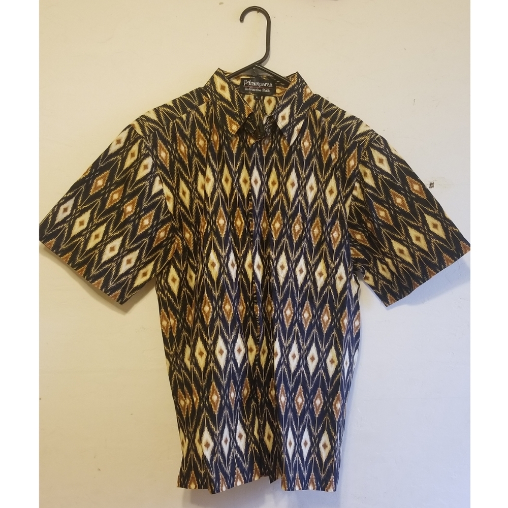A matching set of BATIK IKAT Shirt & Dress